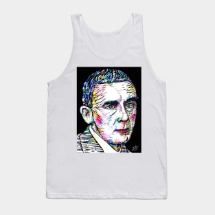 HUGO BALL watercolor and ink portrait Tank Top